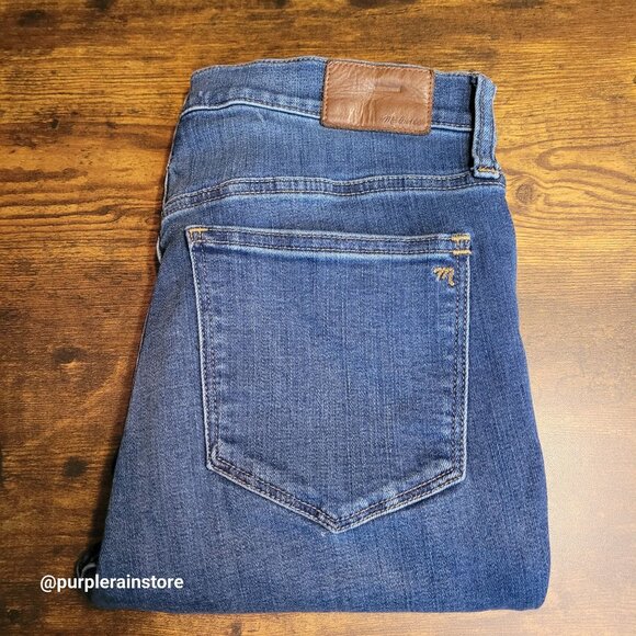 Madewell Jeans 27 Roadtripper 10" Medium Dark Wash Stretch Denim Tummy Control - Picture 3 of 10